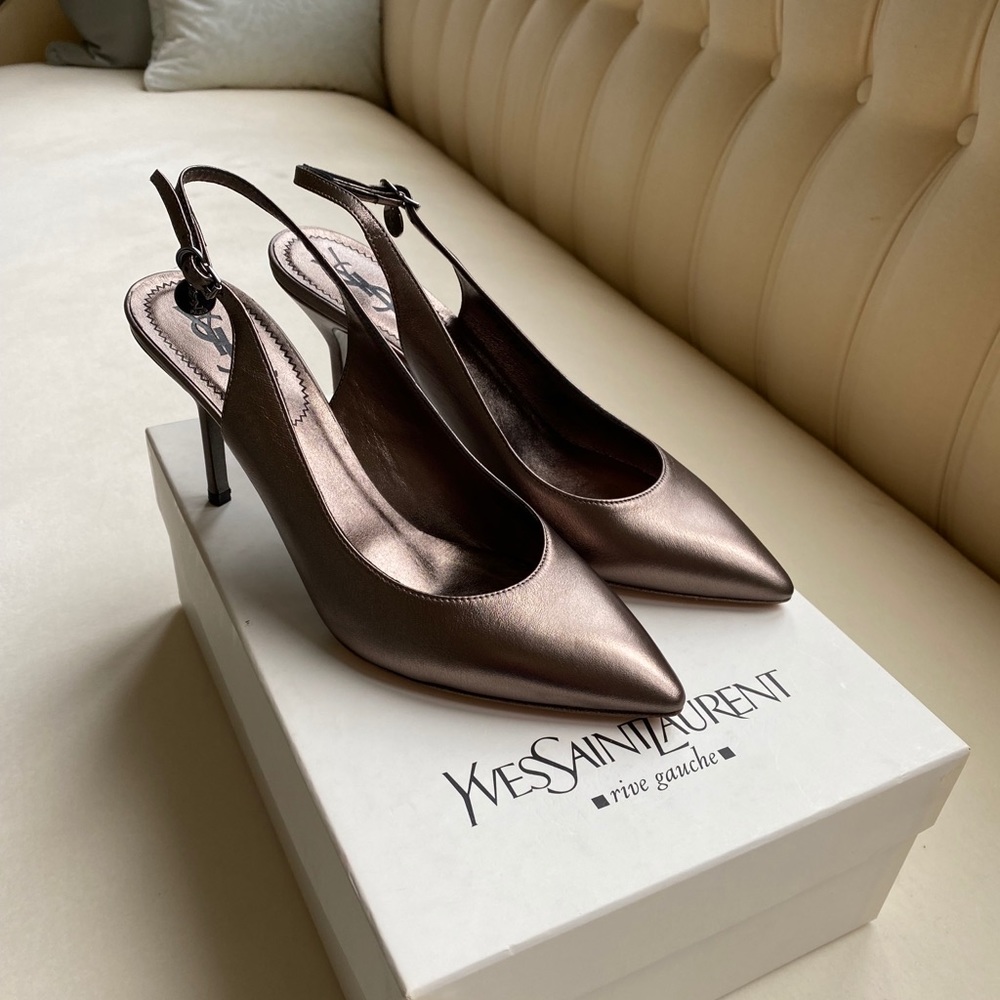 YSL sling back shoes - New